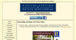 Desktop Screenshot of capitolauction.net